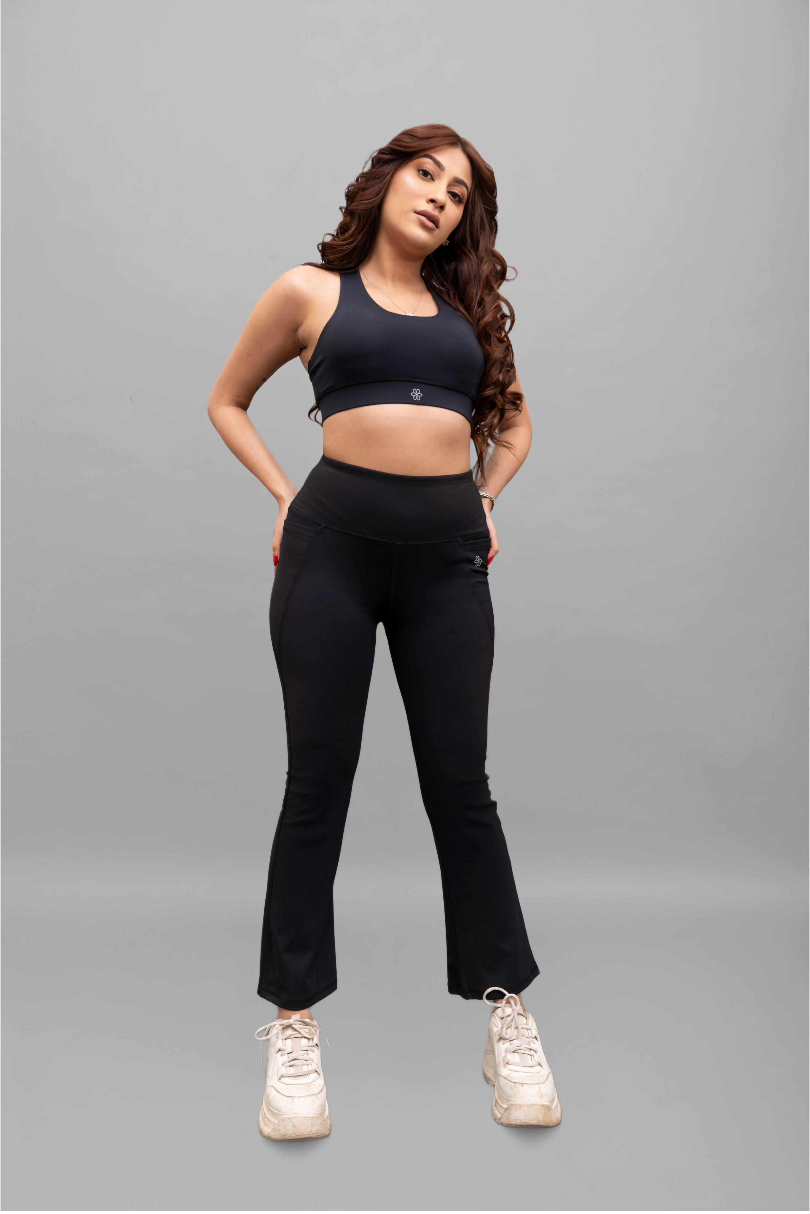 Essential Coral Flare pants