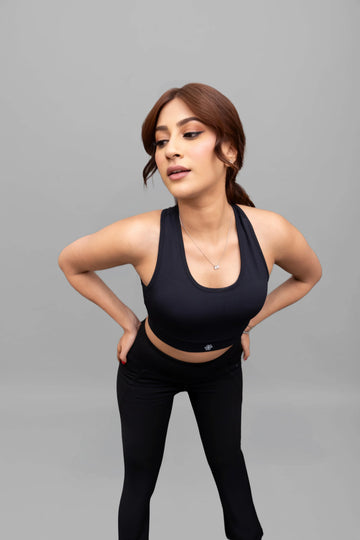 X-Fit Noir Sports Bra