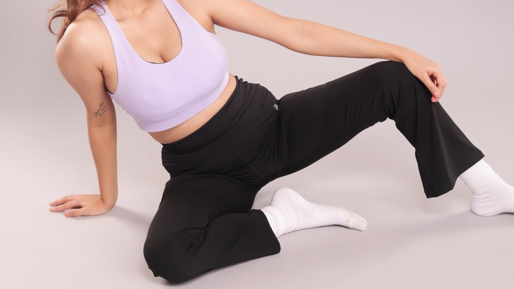 T-Criss Cross Dusty Rose Sports Bra