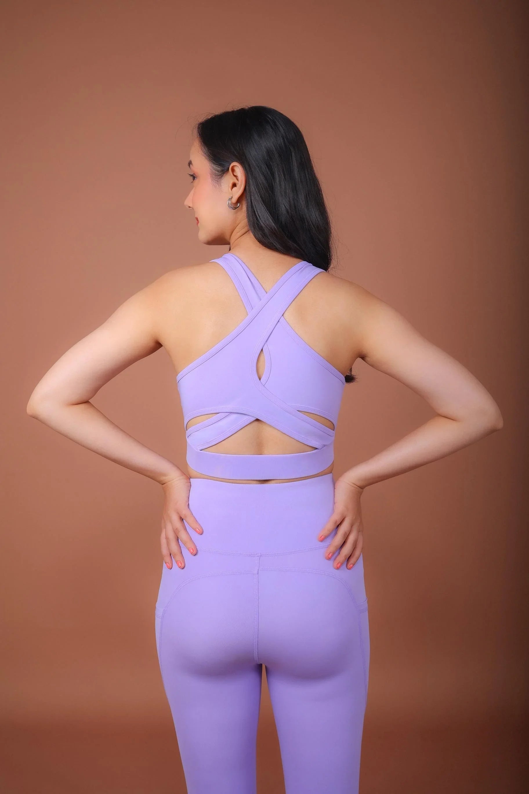 X-Fit Woodland-Olive Sports Bra