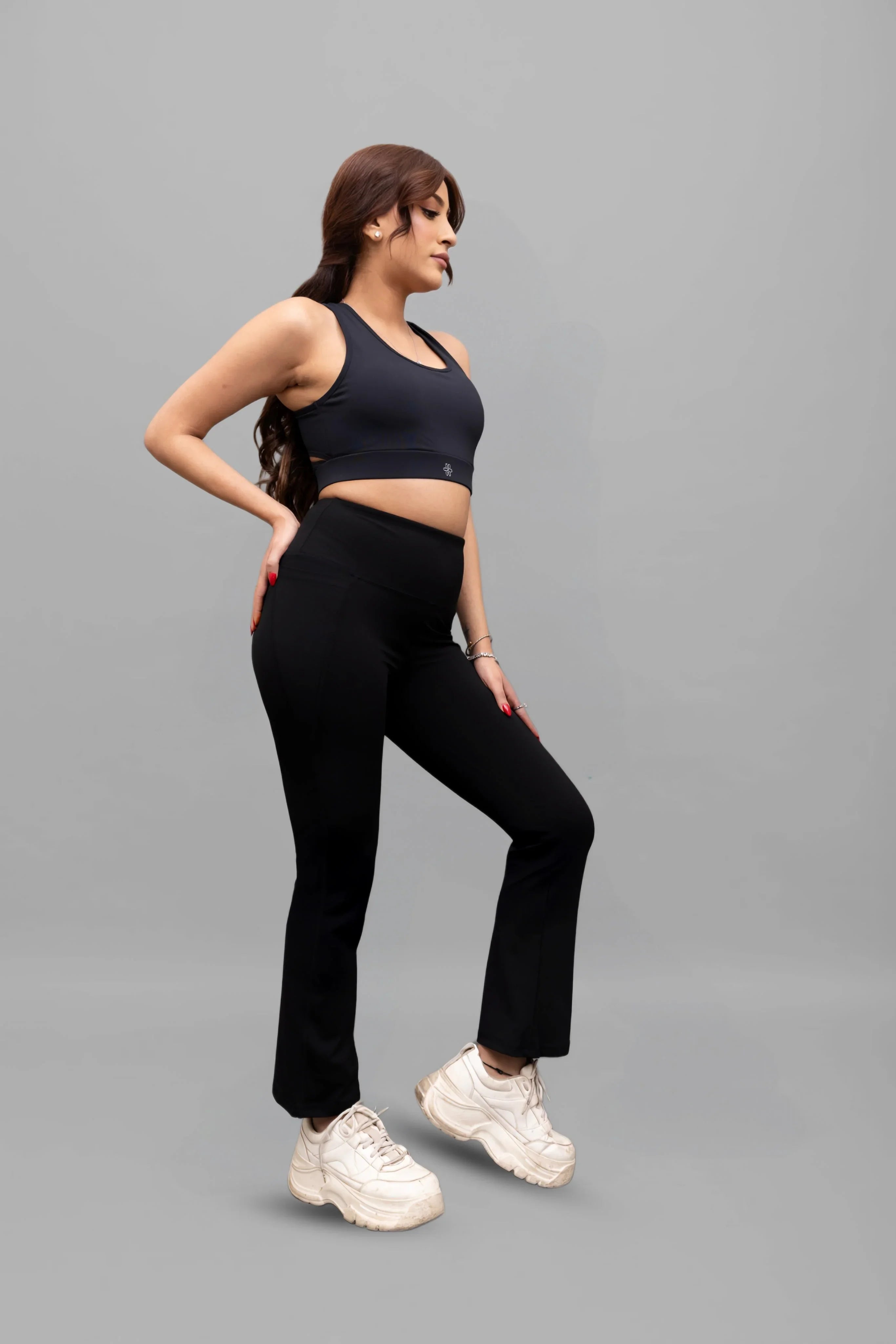 X-Fit Noir Sports Bra