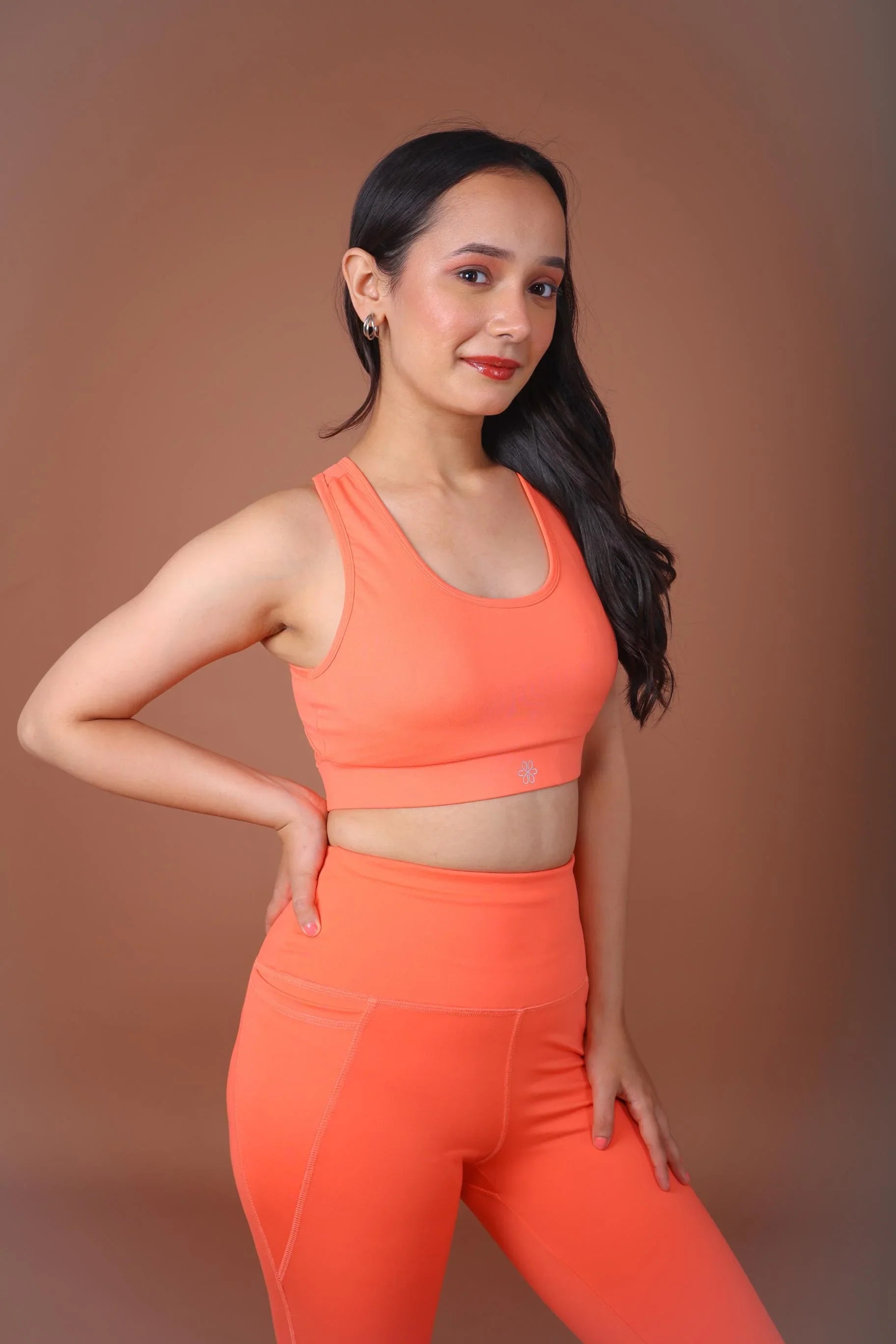 X-Fit Coral Sports Bra