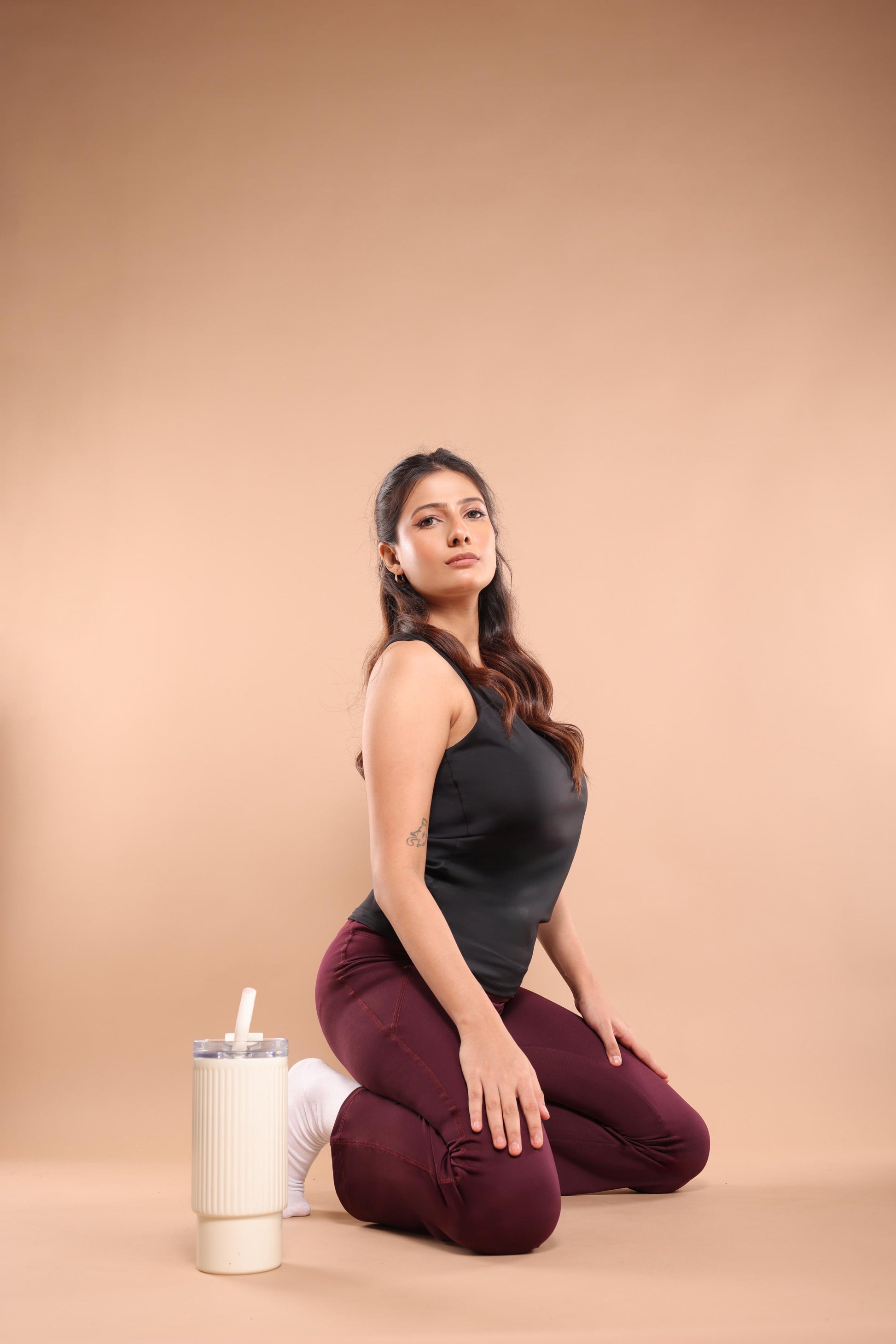 Grace Noir V-Neck Tank Top