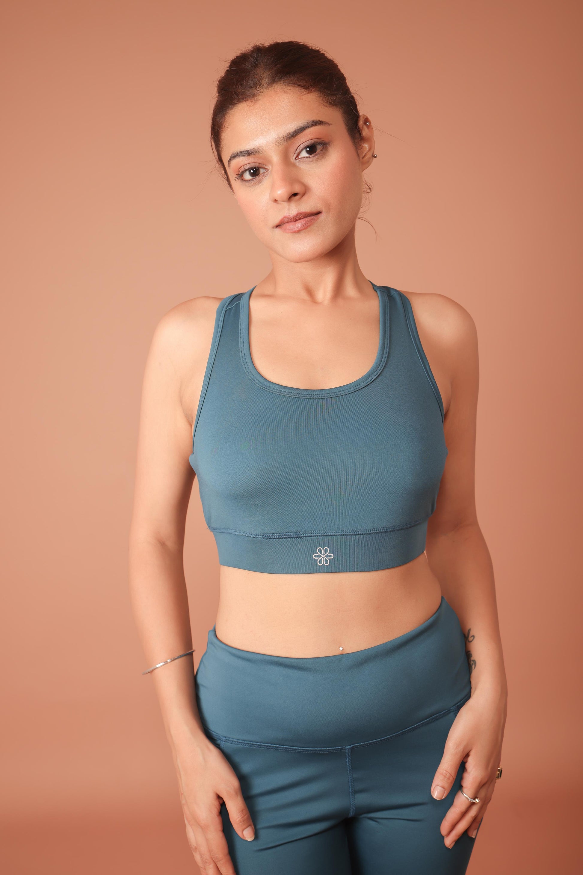 The Classic Teal Sports Bra