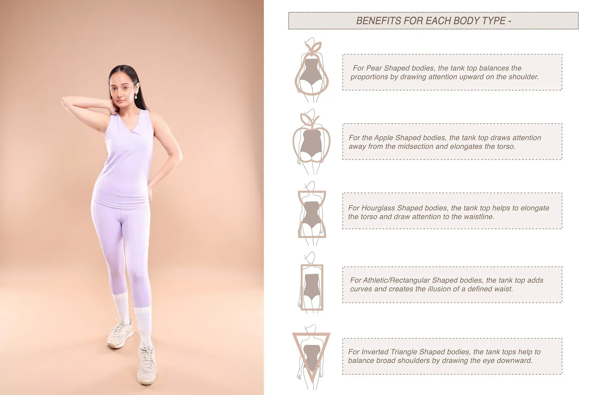 Grace Lilac V-Neck Tank Top