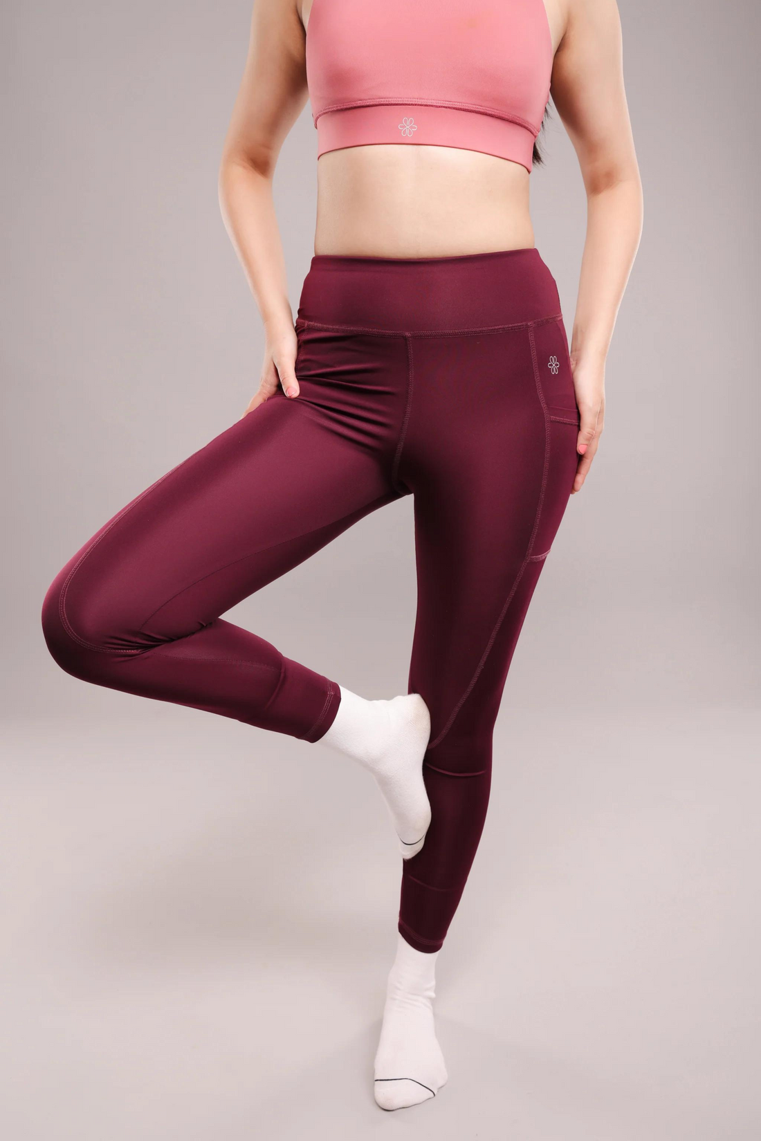 Sculpt-Fit Plum Leggings - Lite 2XL