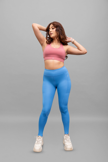 Sculpt-Fit Dodger Blue Leggings