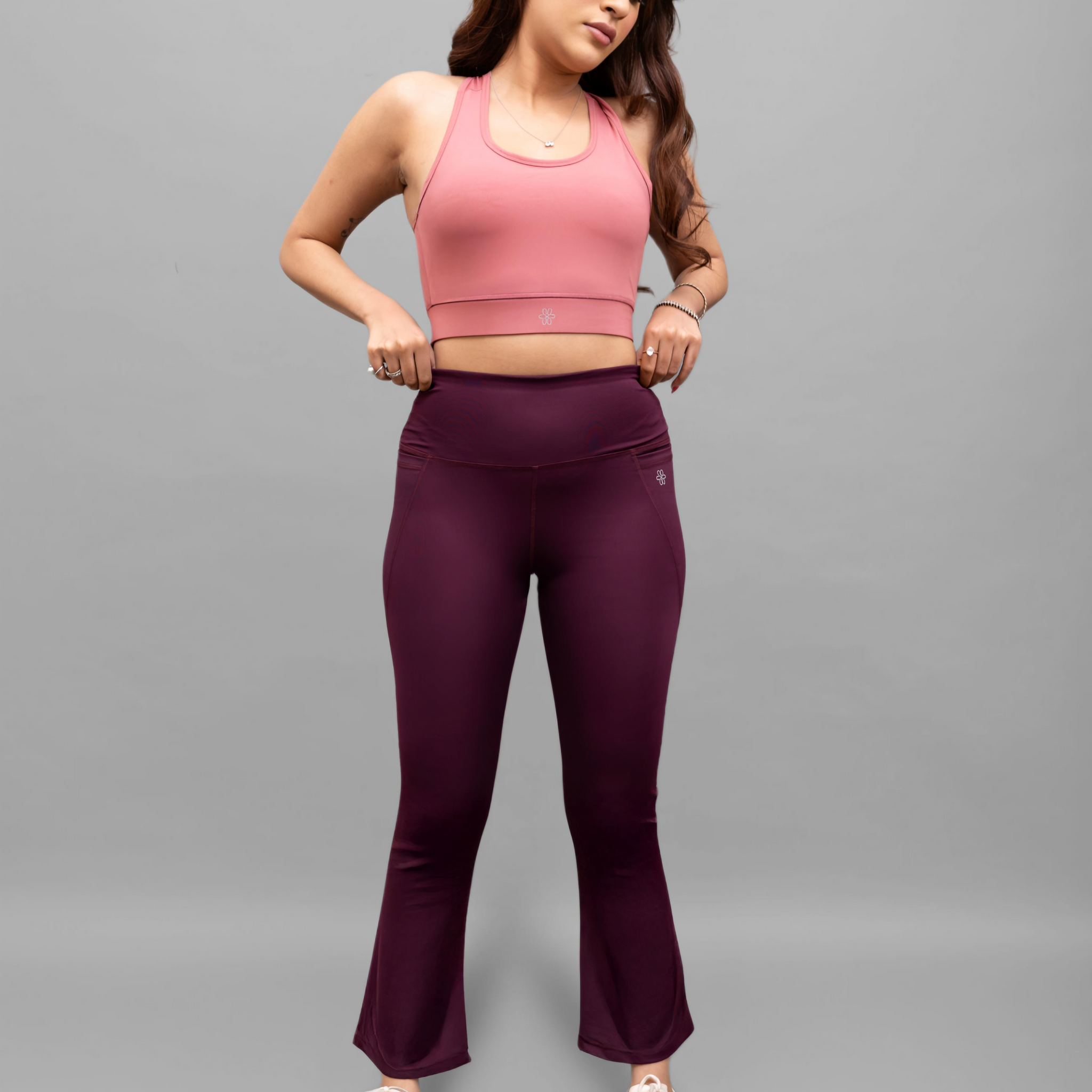 The Classic Dusty Rose Sports Bra