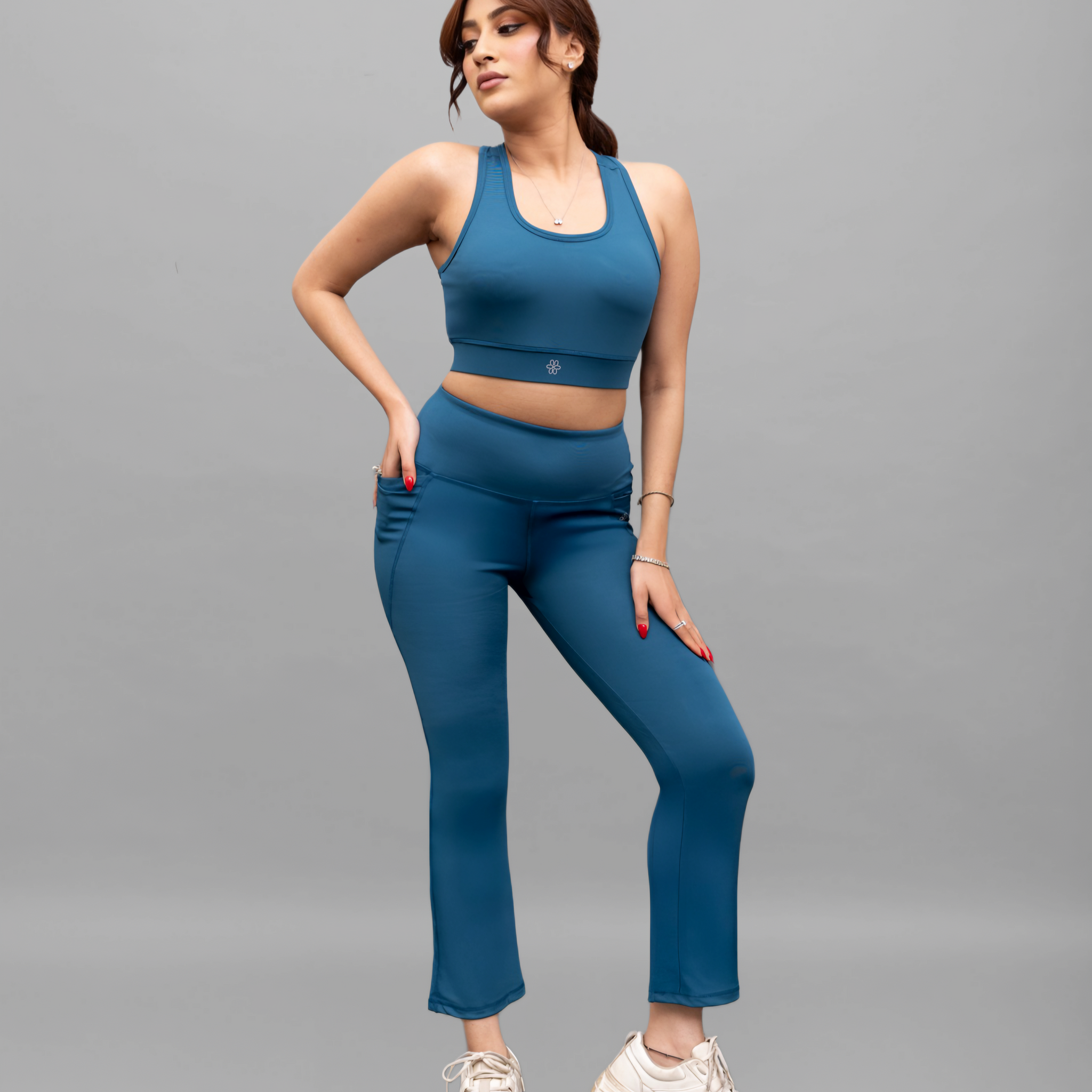 The Classic Teal Sports Bra