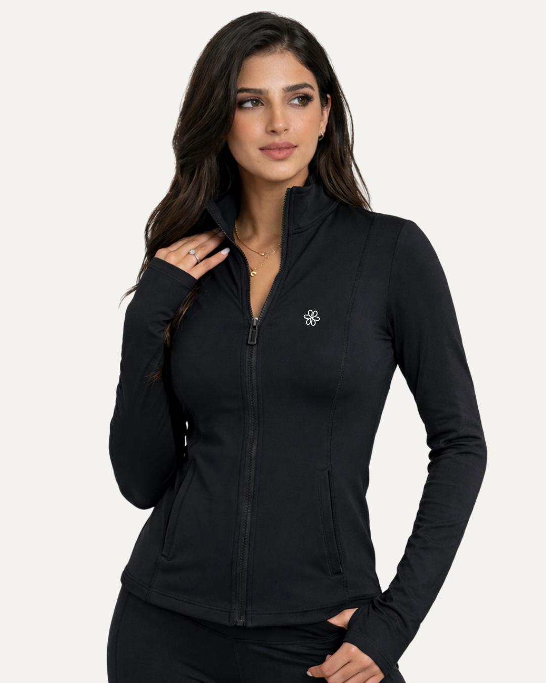 Contour Noir Zip Jackets