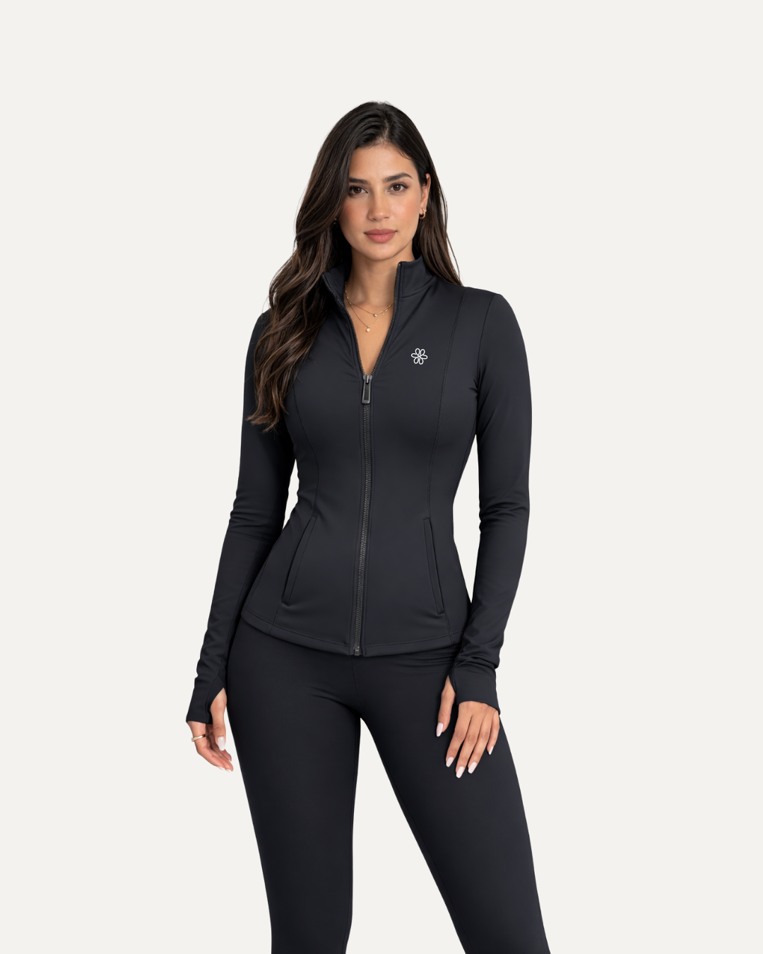 Contour Noir Zip Jackets
