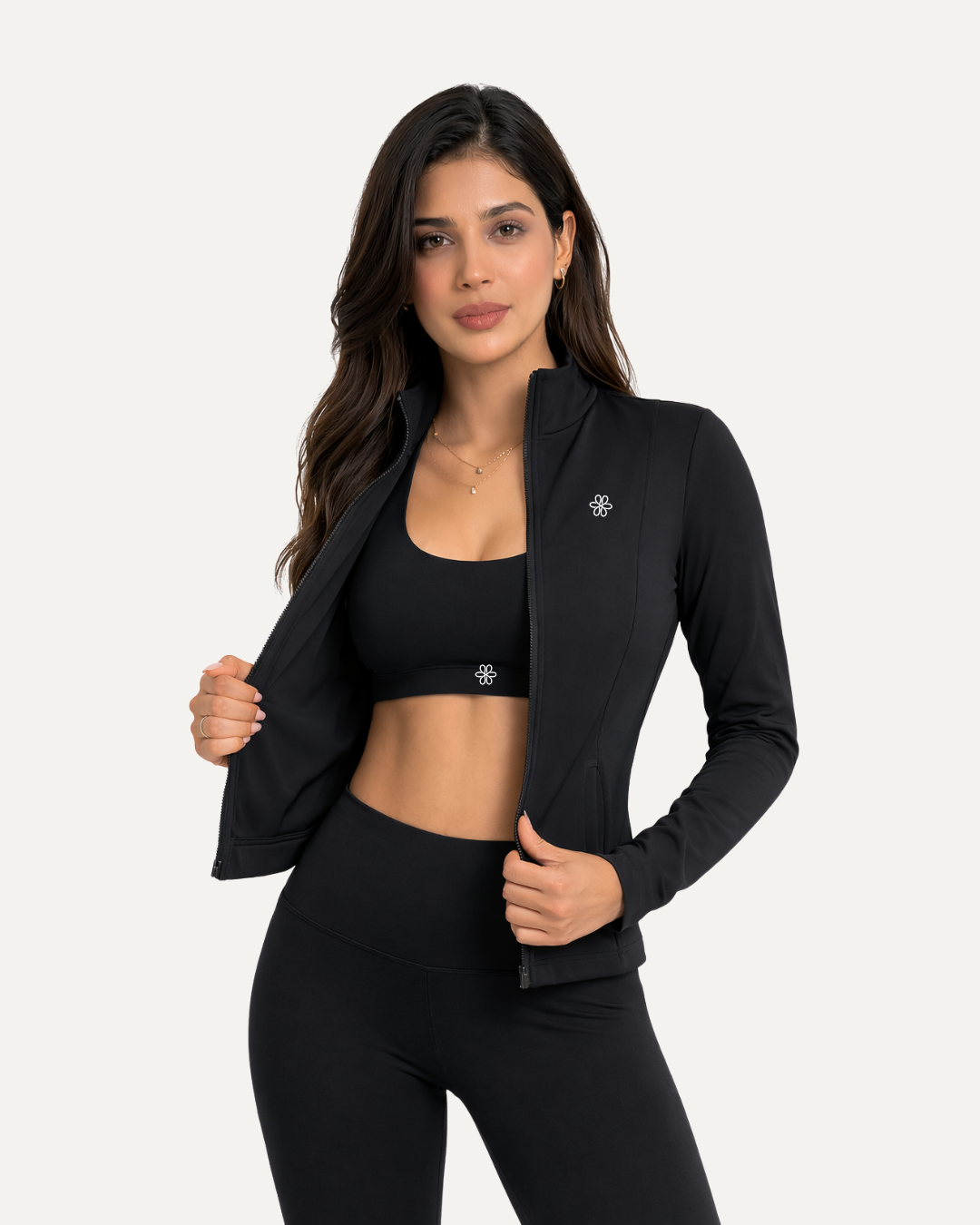 Contour Noir Zip Jackets