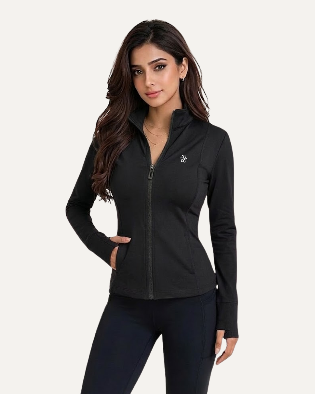 Contour Noir Zip Jackets
