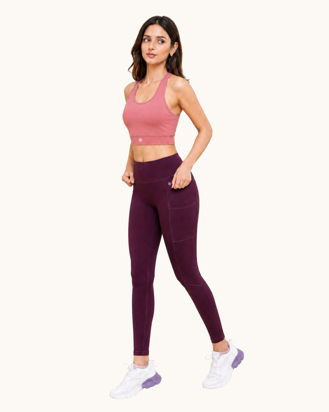 Sculpt-Fit Dark Cherry Legging - Lite