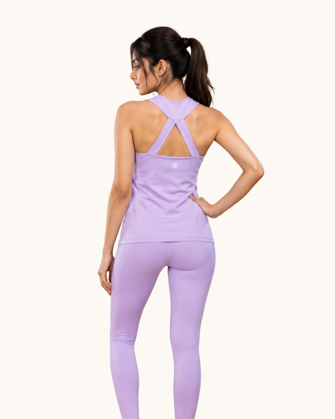 Grace Lilac V-Neck Tank Top