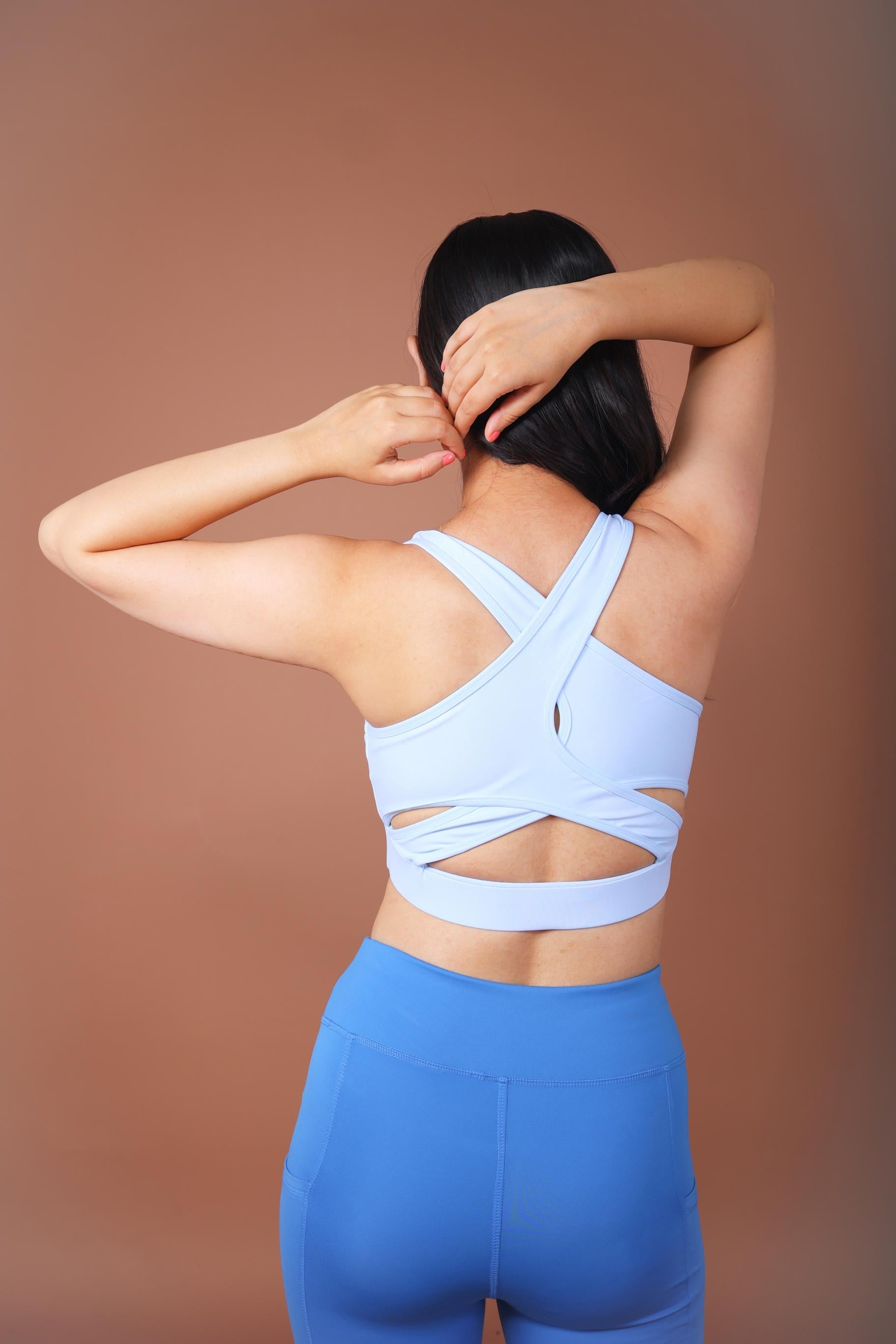 X-Fit Ice Blue Sports Bra