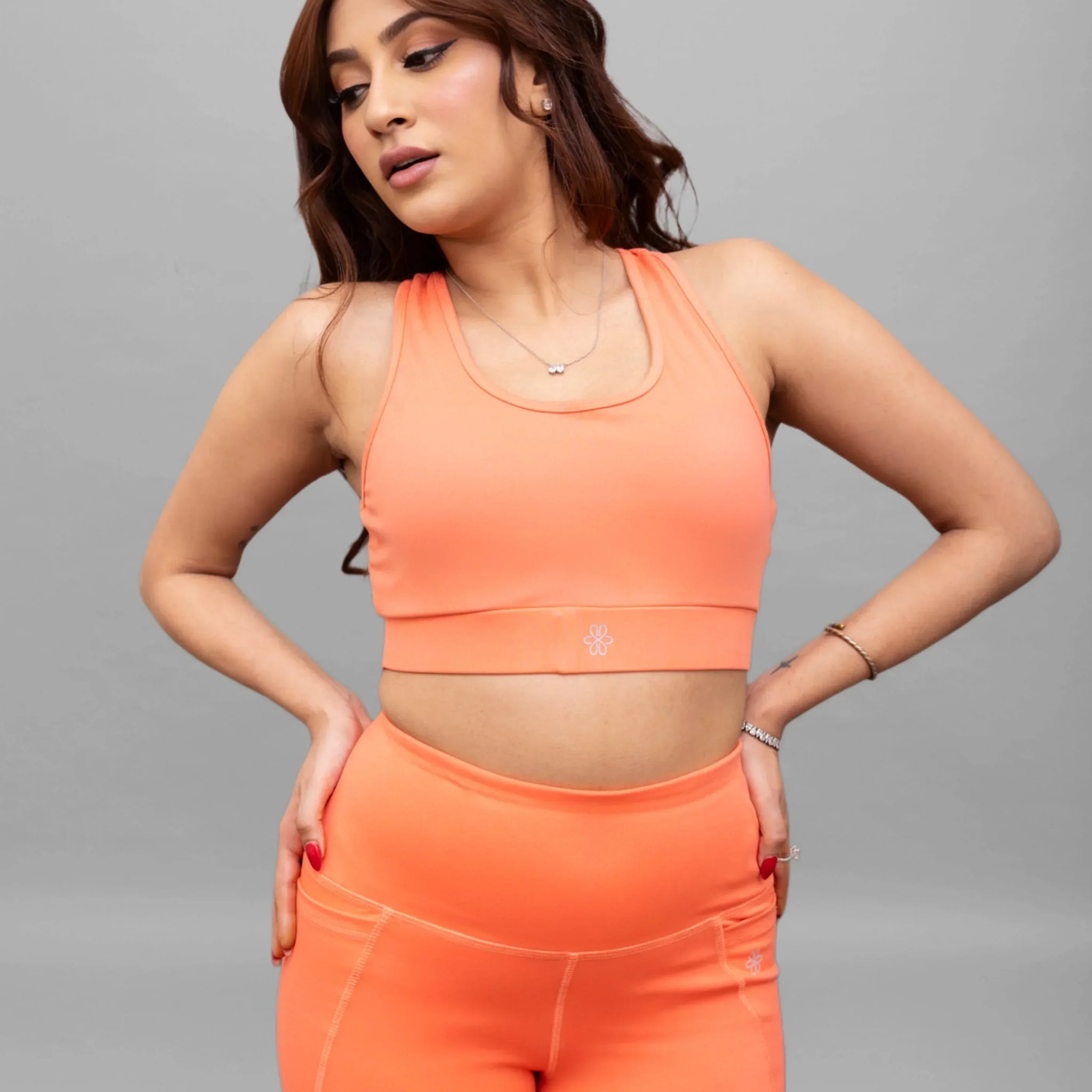 Coral Sports Bra – Stylish Support | Riactive