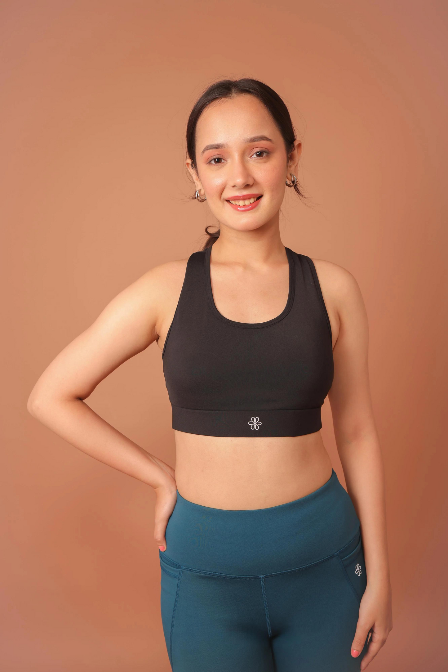 X-Fit Noir Sports Bra