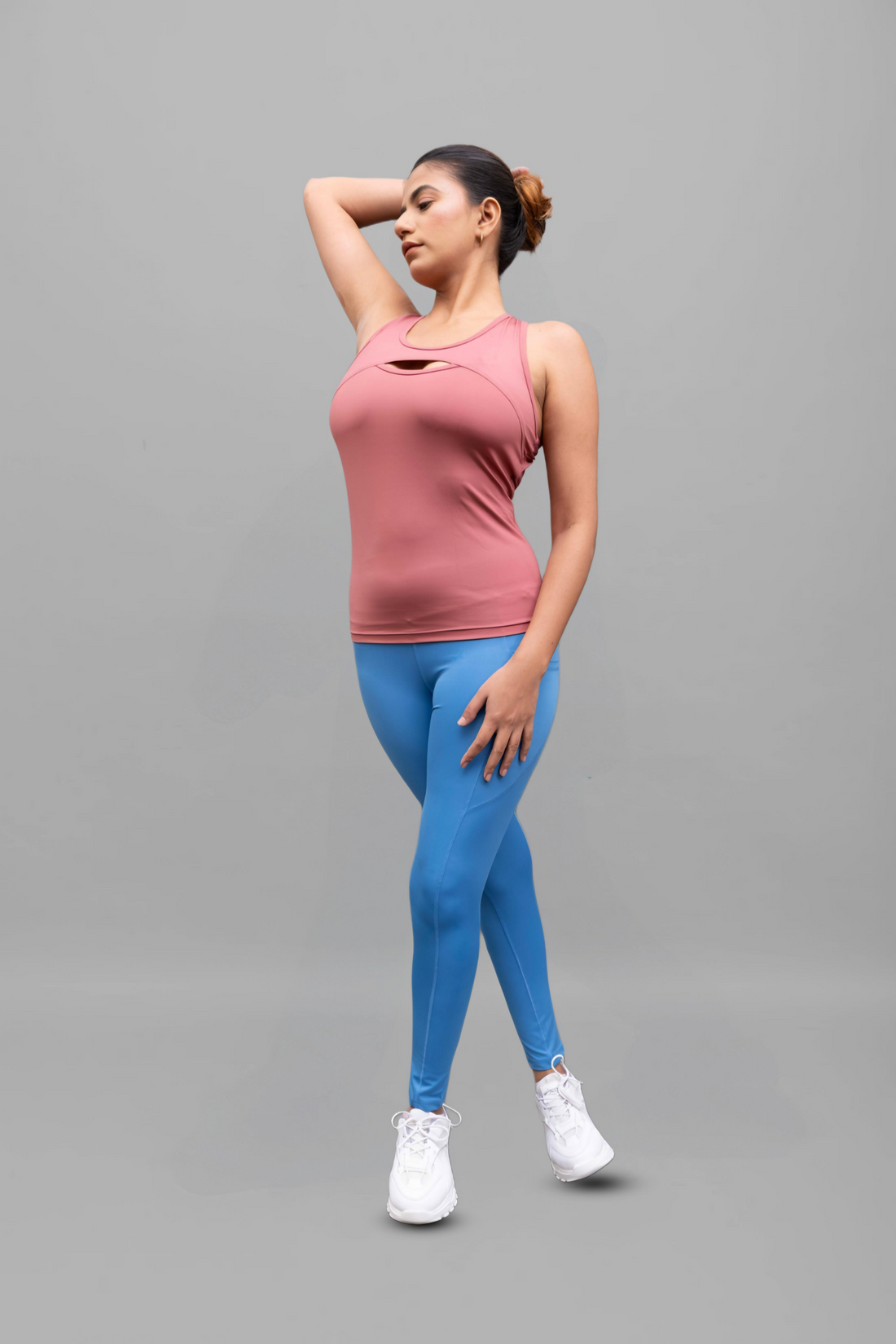 Tailored Dusty Rose U-Neck Tank