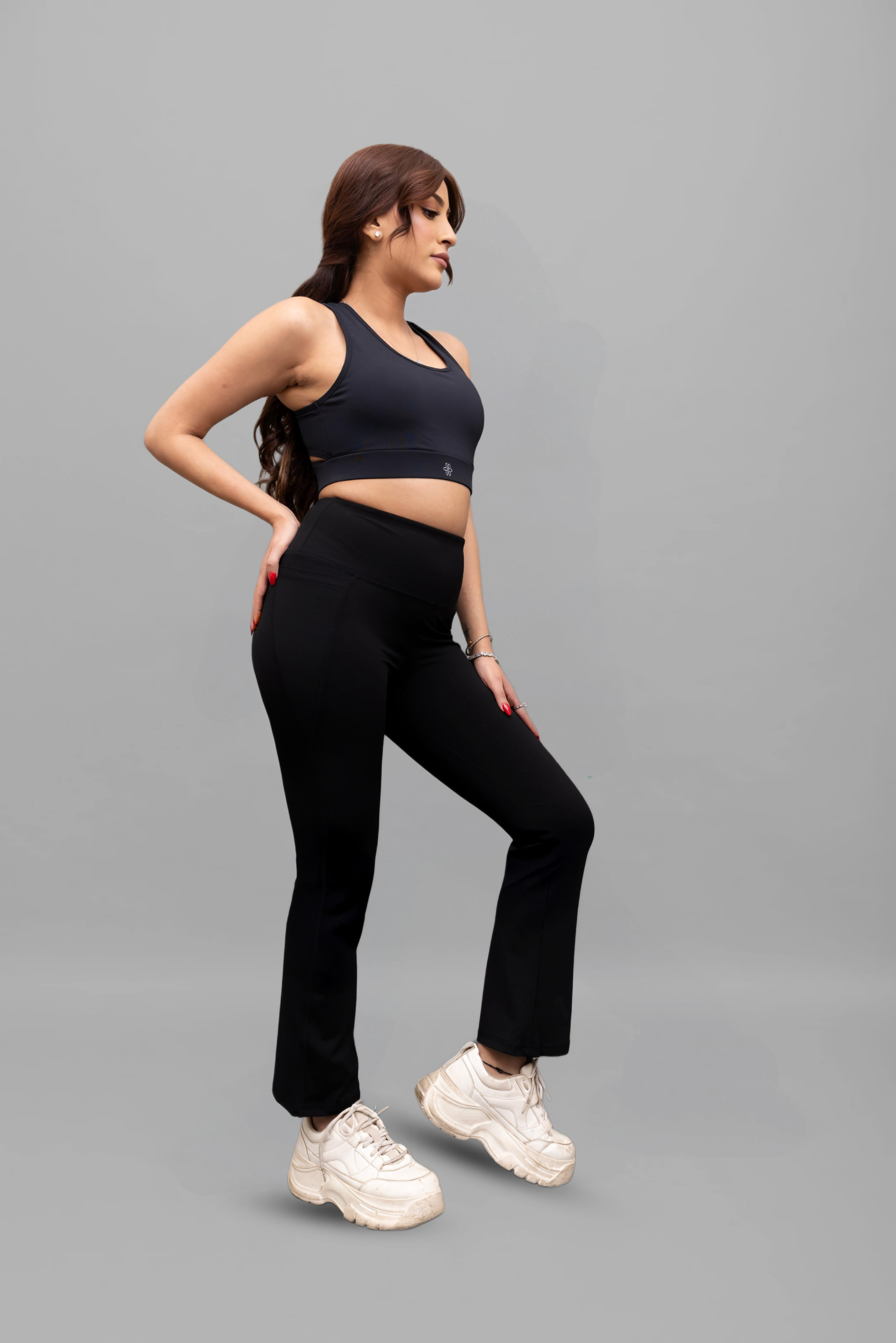 X-Fit Noir Sports Bra