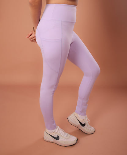 Contour-Fit Lilac Leggings