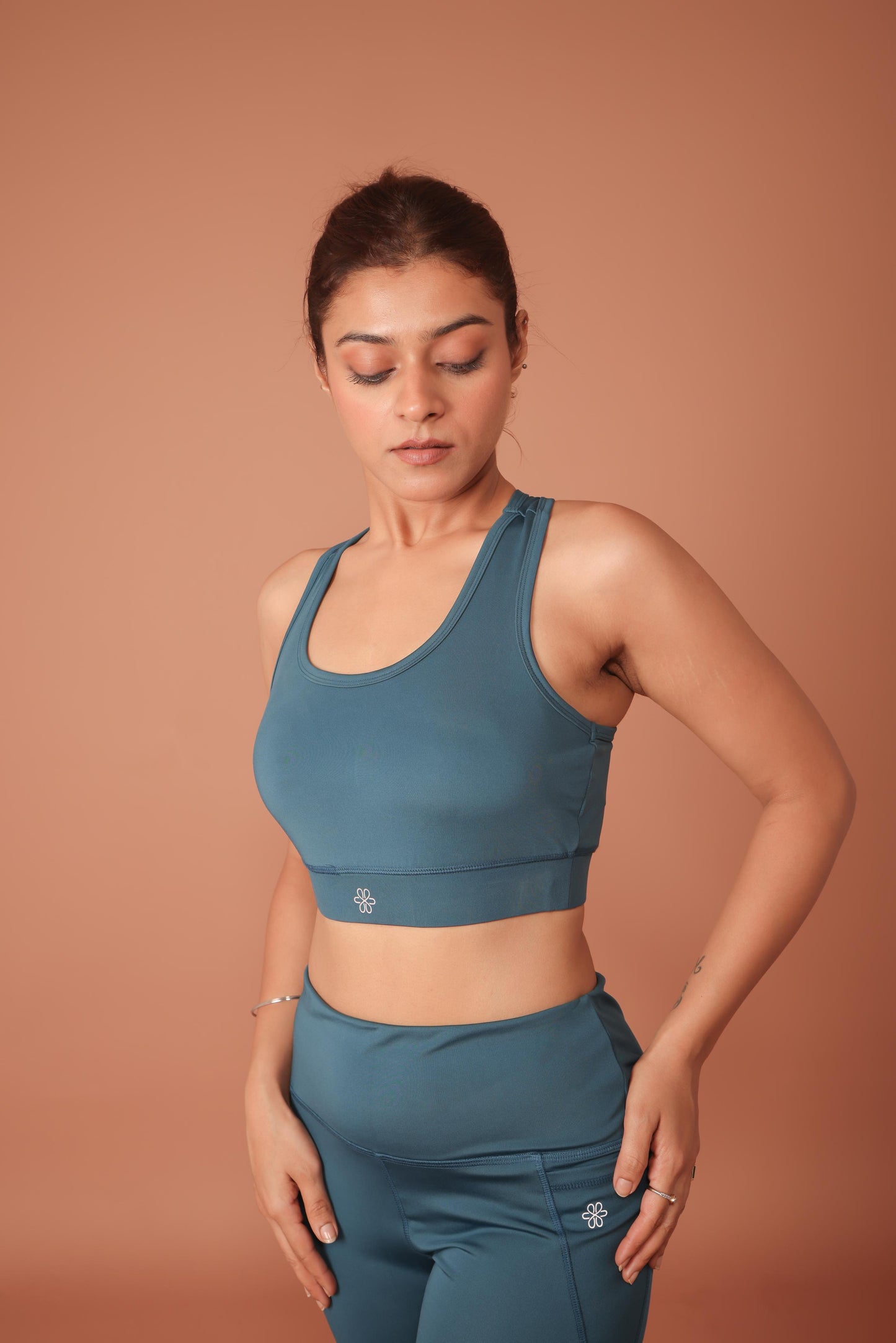 The Classic Teal Sports Bra