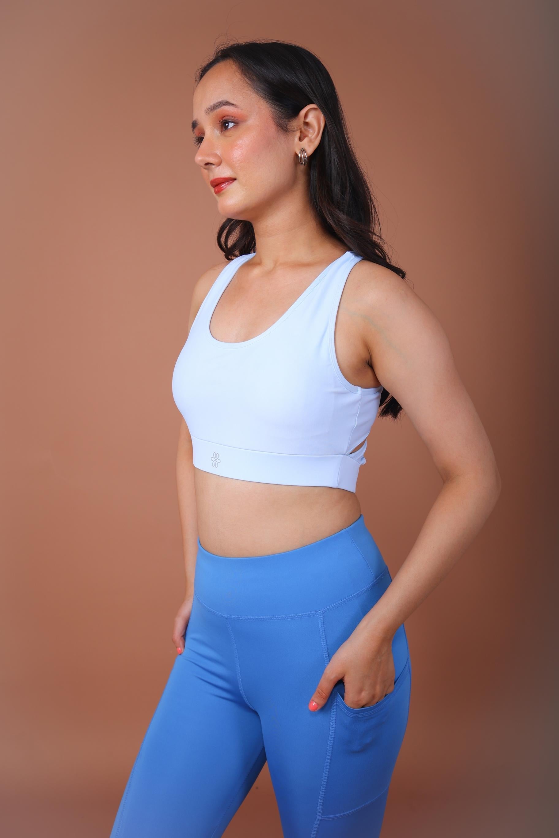 X-Fit Ice Blue Sports Bra