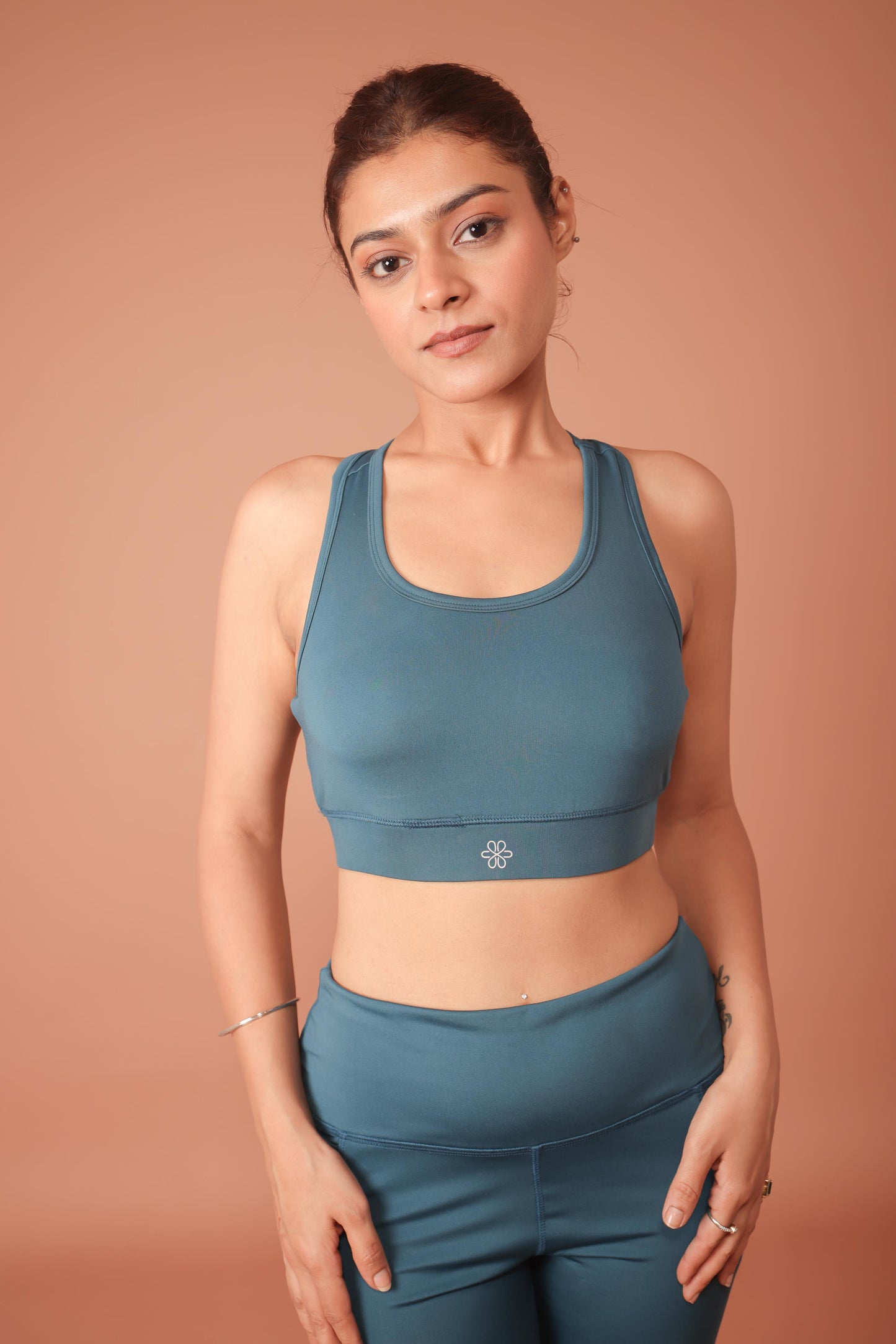 The Classic Teal Sports Bra