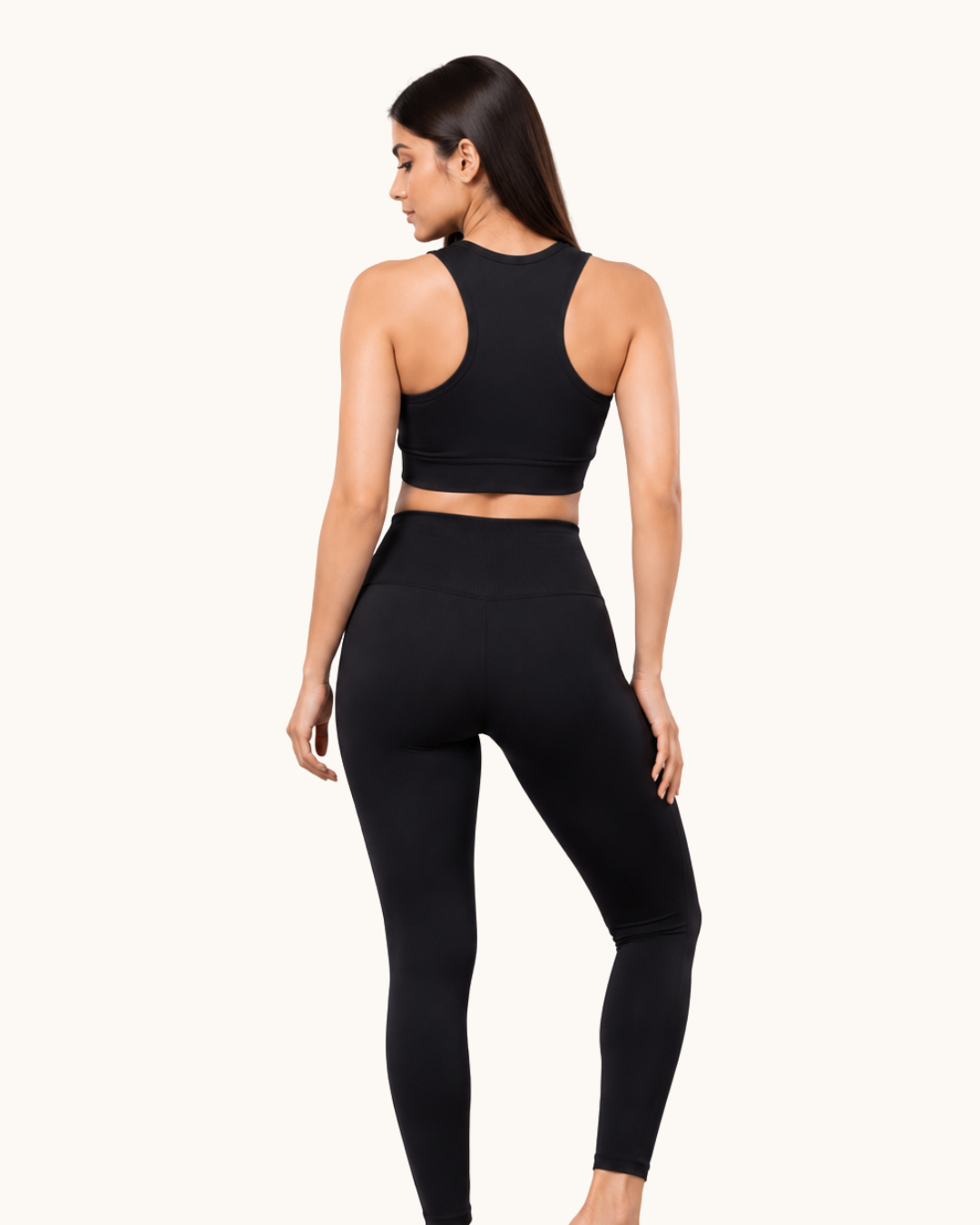 The Classic Noir Sports Bra