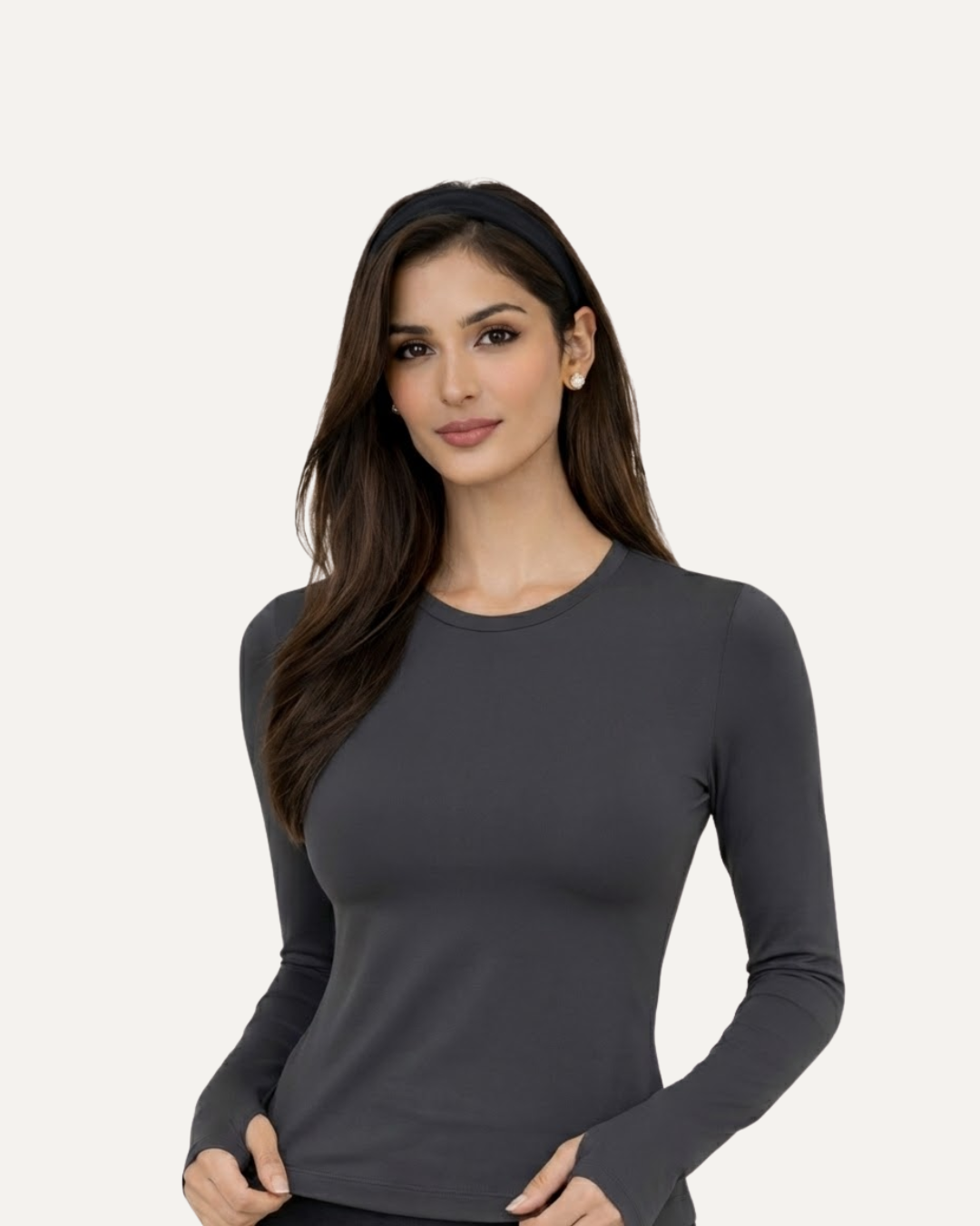 Define Clay Long Sleeves Top