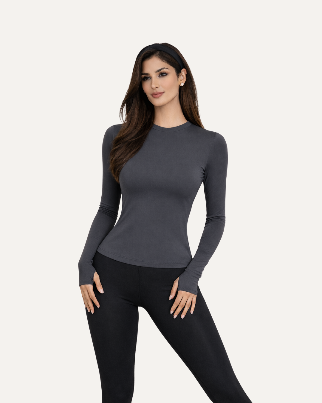 Define Clay Long Sleeves Top