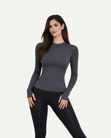 Define Clay Long Sleeves Top