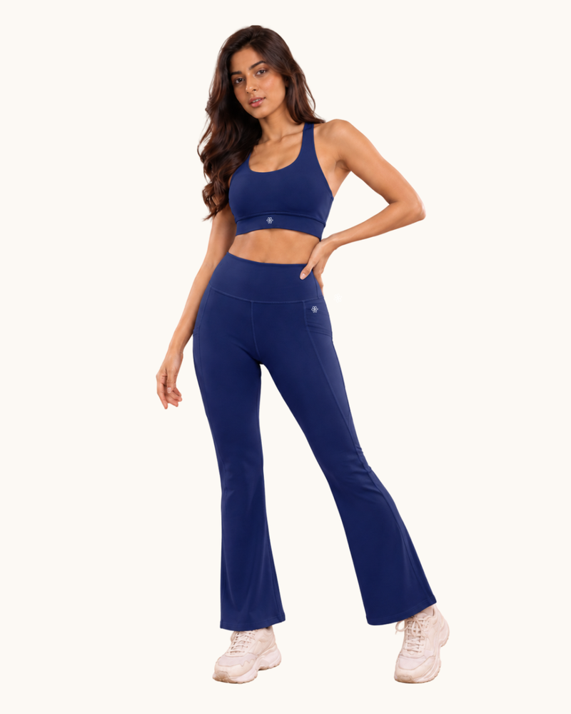 Essential Navy Flare pant