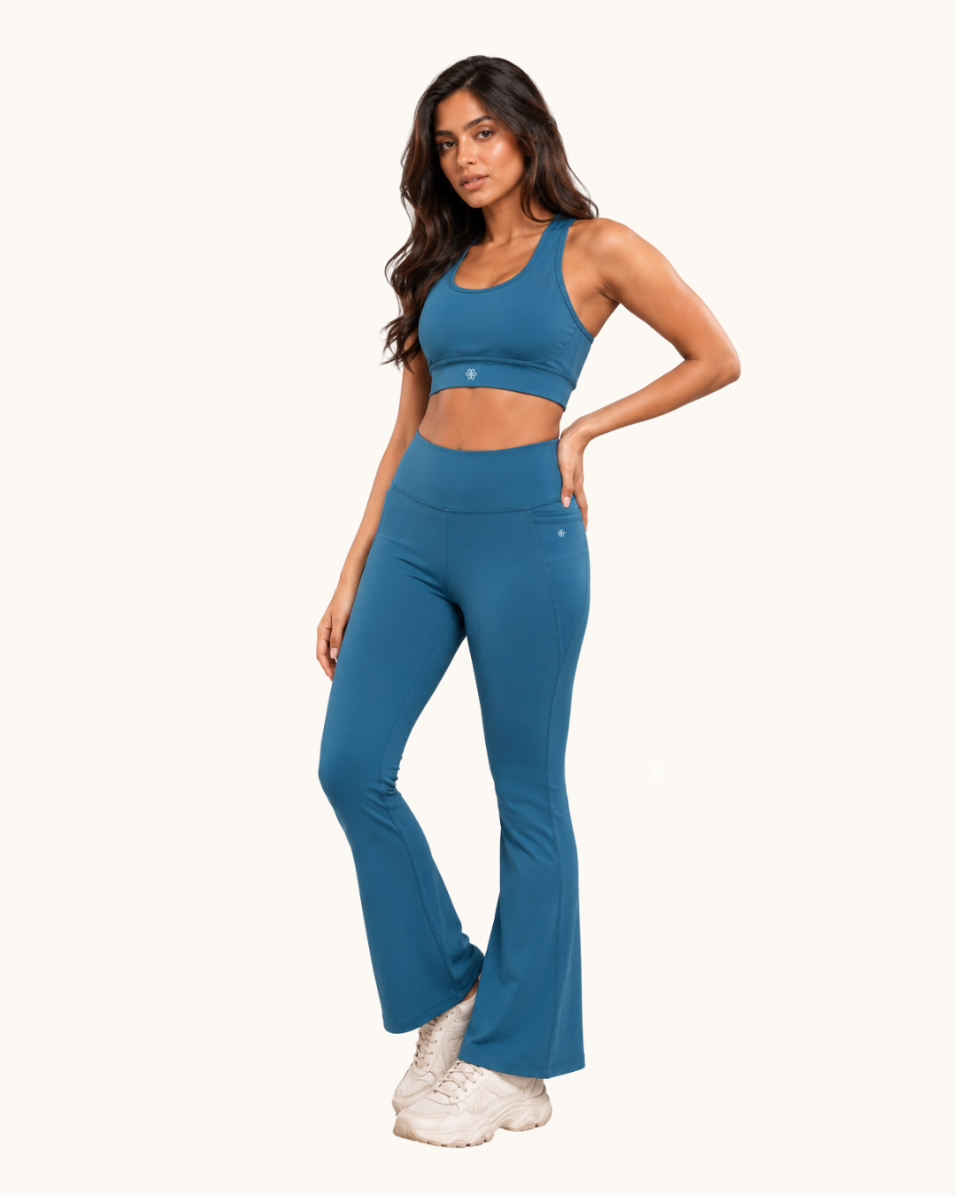 Essential Teal Flare Pant - Lite