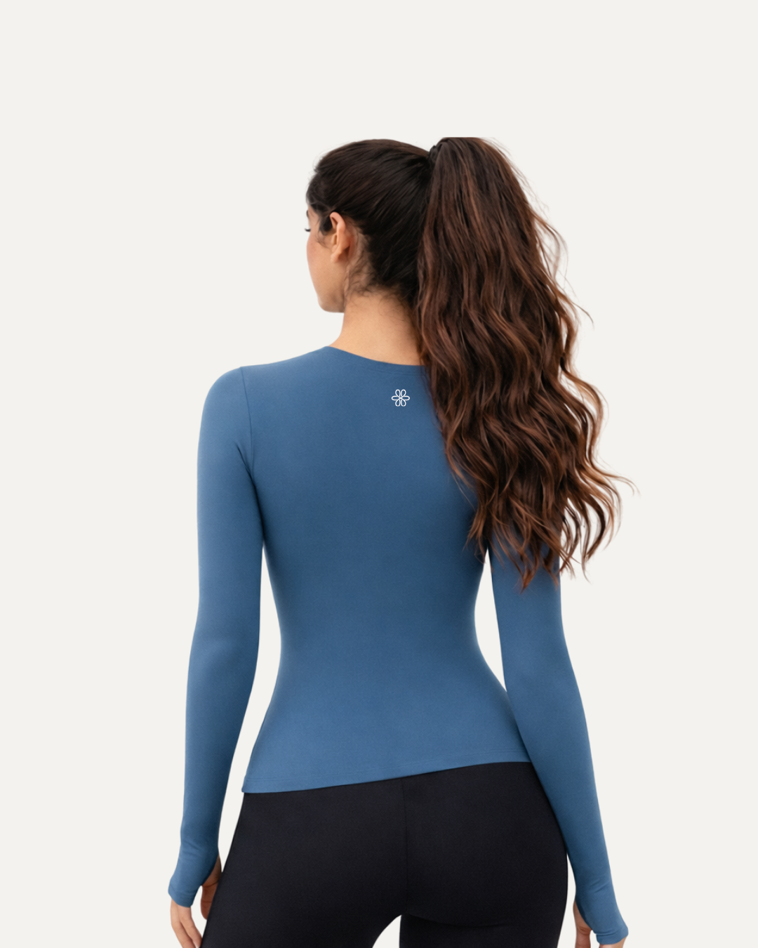 Define Teal Long Sleeves Top