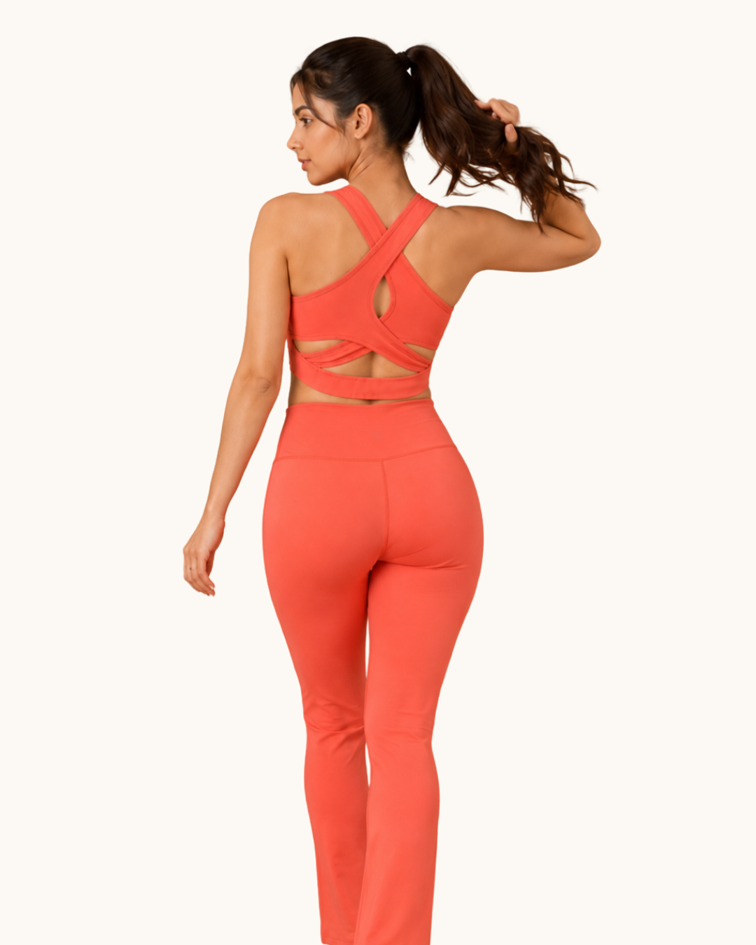 X-Fit Coral Sports Bra